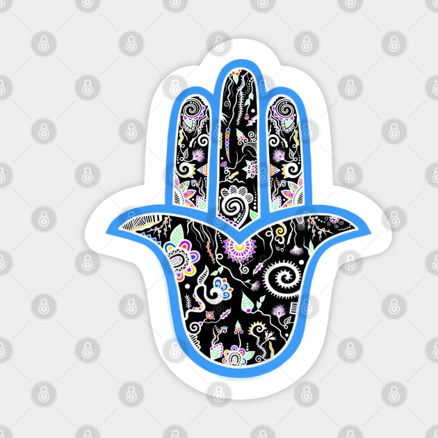 Hamsa- Peace Sticker by Shanzehdesigns